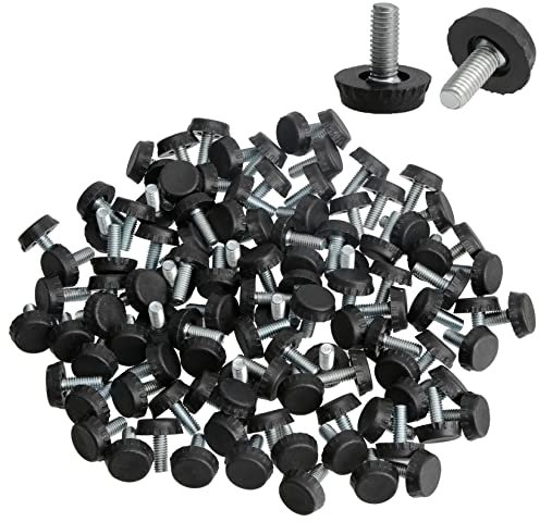 ANMOO Adjustable Feet, 20PCS M6 Levellers Furniture Legs Levelling Feet For Chairs/Sofa/Desks 18mm Base
