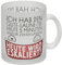 Heute wird eskaliert! Glas Tasse mit Spruch für Teetrinker lustige Kaffeetasse mit witzigem Spruch für Tee Fans die auf der Arbeit oder im Büro Tee statt Kaffee trinken Glas Tasse