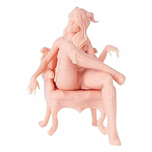 ZEDACAKAI 1/43 Figure assise fière beauté sexy busty femme modèle doit être coloré par vous-même