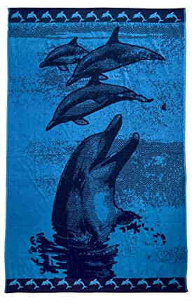 GC GAVENO CAVAILIA Strandtuch für Kinder, 500 g/m², extra großes Strandtuch, 100 x 180 cm, sandfrei, schnell trocknend, leicht, Yoga- und Schwimmhandtuch