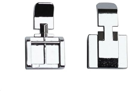 2 x Reißverschlussfuß, Clip-on-Reißverschluss, Nähfuß für Nähmaschinen, Nähfuß für Brother, Janome, Toyota, New Singer, Haushaltsmaschinen, Heim, Simplicity, Elna, Husqvarna, Bernina