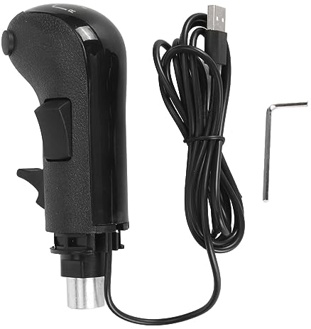 Pommeau de Levier de Vitesse USB, Levier de Vitesse de Simulateur de Camion pour ETS2 & ATS Games PC Racing Shifter, Compatible avec G29 27 25 920 923 et Thrustmaster TH8A