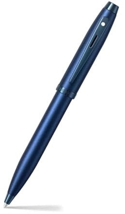 Sheaffer Gift 100 9371 Satin Blue with PVD Blue Trim Ballpoint Pen | Premium Ball Pen | Premium Pen Gift Set
