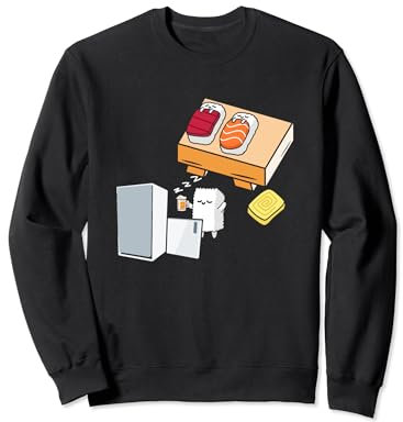 Funny Sushi Shirt Japanese Sashimi Beer Fridge Sweatshirt