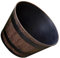 BESPORTBLE Flor De Resina De Imitación De Madera. Macetero De Cubo Redondo Maceta De Barril De Whisky Jardineras De Resina Maceta Decorativa Macetas De Barril De Vino Exterior Deseando Bien