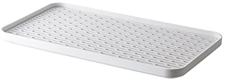 Drainer with Drip Tray Dish Drain Board Mat Water Drip Tray Holder for Fruit Cup Mug Utensil Bathroom Accessories, Coffee Tea Tray (large)