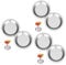 Cabilock 6 Pièces Tapis De Vin en Acier Inoxydable Pad De Vin Ménager Dessous De Verre pour Boissons Froides Soucoupes De Bouteille De Vin Coussin De Bouteille De Vin sous-bocks