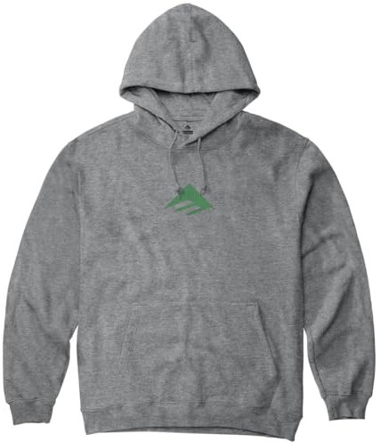 Emerica Triangel-Kapuzenpullover, Grau/meliert, Grau/Heather, Large