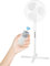 Holywarm 29 Inch Tower Fan | 20dB Quiet Floor Fans Standing Bladeless Fan, 3 Modes, 3 Speeds, 7.5H Timer | 90° Oscillating Fans for Bedroom, Home, Office (White)