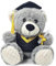 KFSCIP Graduation Gifts for Her, Graduation Teddy Bear 2025, Soft Plush Graduation Bear with Cap and Scroll, Cute Graduation Present for High School College University Graduates