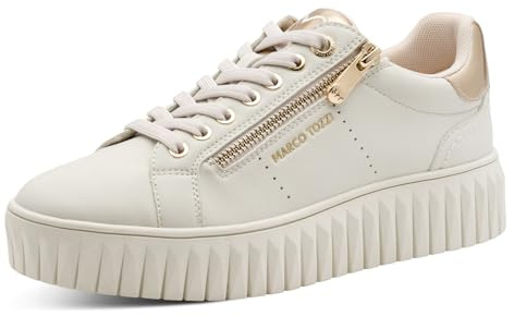 MARCO TOZZI Damen Sneaker weiches Feel Me Wechselfußbett weiches Innenfutter Stilvoll