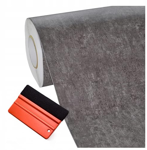 Solar Systems - Möbelfolie Granit 60x300cm | Selbstklebende Möbelfolie, Küche Deko, Küchenfronten, Blasenfrei, Wasserfest, Wiederablösbar, Rakle im Set
