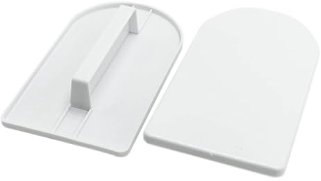 Ji liangli Juego de 3 Piezas para Alisado y Pulido de Pasteles Herramienta de Alisado de Fondant,Pulir Glaseado,Raspador de Tartas, Alisador de Bordes Planos para Uso Doméstico,Cocinas,Pastelerías