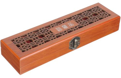 Holz Mundharmonika Etui für 24 Löcher, Leichtes | Schutzbox mit Flexiblem Deckel, Kratzfeste Oberfläche, für Unterricht, Profi Einsatz, 1 Stück