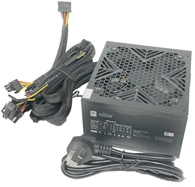 Desktop Computer Power Supply PS650Pw 600W 110V-230v Black Silent