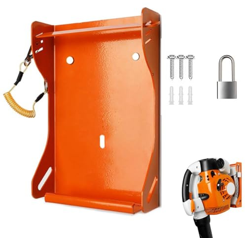 Handgebläse Halterung für BG-50 BG-56 BG-66 BG-86, Laubbläser Wandhalterung Satz, Schloss Sicherungsstift und Schrauben, Bläserhalter für Garage