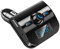Transmetteur Bluetooth FM MP3 pour Samsung Galaxy S8 Smartphone Voiture Lecteur Kit Main Libre sans Fil Musique Adaptateur Allum