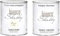 bianco Shabby® Kreidefarbe Set für Alle Oberflächen - 1 L Antik Weiß Matt Farbe & 1 L Klarlack auch für Möbel - Chalky Finish Holz & Möbelfarbe für Innen & Außenbereich