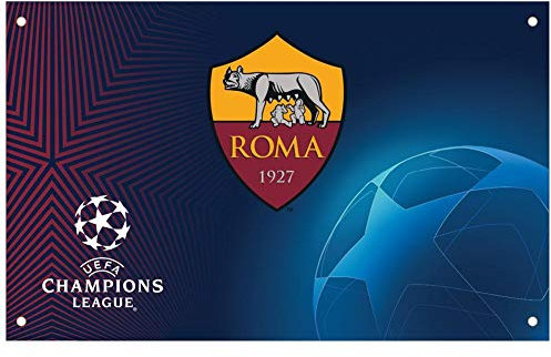 AS Roma - Bandiera Champions League (Taglia unica) (Multicolore)