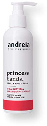 Andreia Professional Hands & Feet Care - Crema de Manos y uñas | Crema Pies Secos y Agrietados con Manteca de Karité y Extracto de Fresa - 200ml