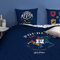 CTI Bettwäsche Harry Potter Wappen 100% Baumwolle Bettbezug 240 x 220 cm + 2 Kissenbezüge 63 x 63 cm, Blau
