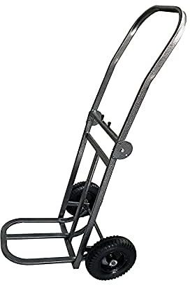 Artillen Faltbarer Handkarre Sackkarre 120 kg Tragkraft - Klappbar mit Vollgummi Rad - aus Stahl / Handkarre / Transportkarre für Outdoor-Reisen, Einkaufen