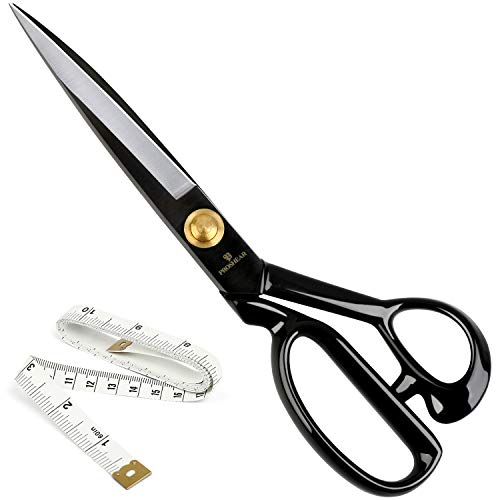 Stoffschere profi schneiderschere für Präziseschnitte 25,4 cm Professionelle Nähschere mit scharfen Klingen Schwere LederSchere Textilschere zum Schneiden von Stoff