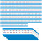 Number Line Bulletin Board Set, -100 to 100 Blue Number Line Klassenzimmer Dekoration Pinnwand Bordüre Schule Wand Tür Mathe Klasse Dekorationszubehör für Klassenzimmer, Lehrerbüro, Kinderzimmer