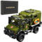 MISINI Technik TGL T4023 Unimog Rescue Vehicle Klemmbausteine, 3850 Teile Militärischer Krankenwagen Klemmbausteine Modellbausatz, MOC Großer Military Rettungswagen Spielzeug Geschenke für Erwachsene