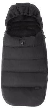 Silver Cross - Wave Footmuff - Pram Accessories - Stroller Footmuff - Foot Warmer - Water Resistant - Onyx