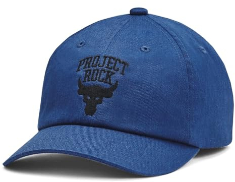 Under Armour Kids' Project Rock Adjustable Cap Blue, Blau, Groß