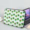 Showudesigns Housse de protection pour ordinateur portable de 17 - Pour homme et femme - Motif Saint Patrick - Blanc