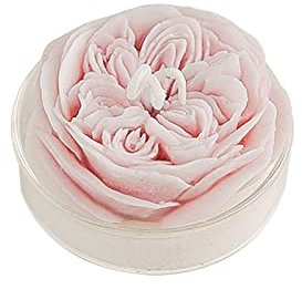 Large Candles Home Candles Rose Flower Shaped Scented Candle Handmade Aroma Soy Wax Decorative Candle Table Photo Prop Birthday Prefect For Meditation Stress Boosting Bath Yoga Glass (A, One Size)