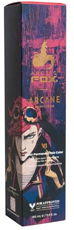 Arctic Fox x Arcane League of Legends - Tinte semipermanente para el cabello, vegano y libre de crueldad, VI 165 ml e