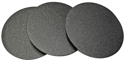Qrity 3 Stück Abdeckstopfen Kunststoff, 70mm Lochstopfen Rohrabdeckung Stopfen Abdeckstopfen, Schwarz, für Möbel Bohrungen