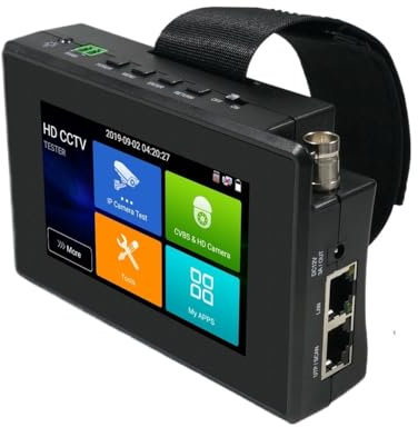 CCTV Test Monitor, Ipc 1800adh Plus Ip Camera Tester POE Cctv Monitor Portable Monitor Cameras Secondary Portable Camera Monitor Cftv Cctv Tester(Ipc 1800cadh plus)