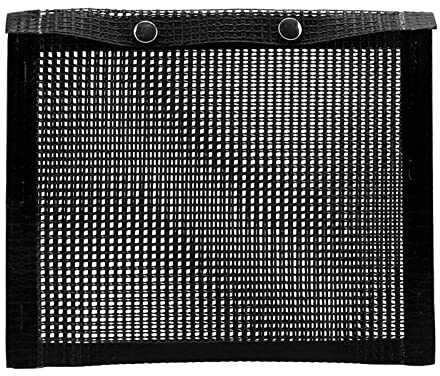 CHICIRIS Antihaftbeschichteter BBQ-Backbeutel, Hitzebeständiger Grillbeutel aus Netzstoff für Sauberes Kochen Im Freien mit Druckknopfverschlüssen für Grillbegeisterte und Grillliebhaber (22 * 27cm)