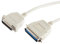 Druckerkabel Bidirektional 25-pol. Sub D-Stecker-36-pol. Centronics Stecker 10m