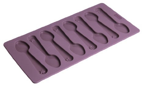 Lurch 85070 FlexiForm Kaffeelöffel 15 x 30 cm, 8-fach lila