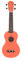 Baton Rouge NU1S Orange - Sopran-Ukulele