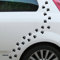 GreenIT 20 Pfötchen 3cm 10 Paar Pfoten Hund Katze Aufkleber Tattoo die Cut Auto Heck oder Napf Deko Folie (schwarz)