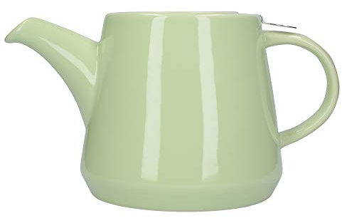 London Pottery Company 78402 Hi-T Teekannen-Set mit Filter und integrierter Abtropfschale, Steingut