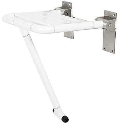 Garosa Klappbarer Duschsitz für die Wandmontage mit Rutschfester Oberfläche und klappbarem Badezimmerhocker aus Edelstahl