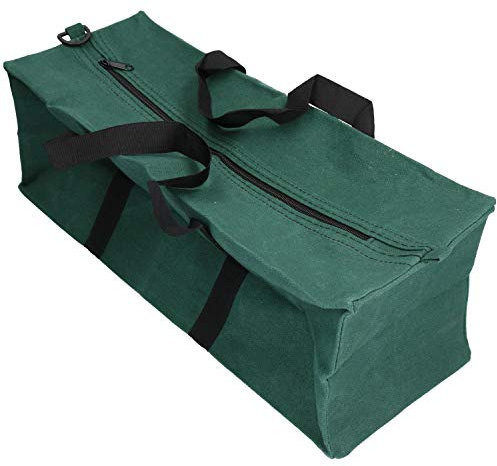 18 Green Canvas Tool Kit Carry Bag Storage Holder Zipped