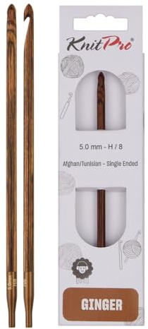 KnitPro Ginger Afghan/Tunisian Crochet Hook | 5.00mm