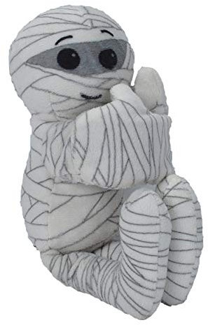 Wild Republic Huggers Mumia Plüschtier, 20 cm, Weiß (22538//Wire)