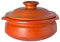 Clay Pots India Handi Big Size - Tarros de arcilla de alta calidad para cocinar y servir, tamaño grande, orgánico, presazonado, rojo natural, 4 litros con tapa