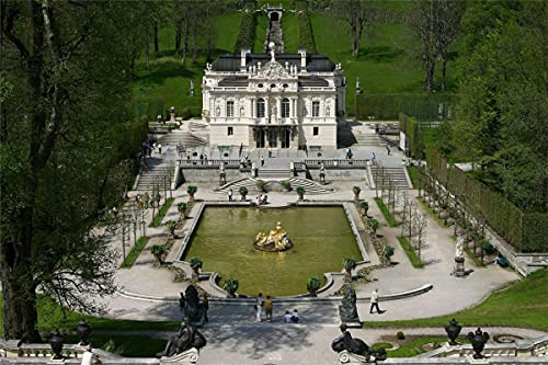 1000 Teile Puzzle, Schloss Linderhof, Deutschland Für Kinder Und Erwachsene Holz Personalisiertes Puzzle-Spaß-Spiel