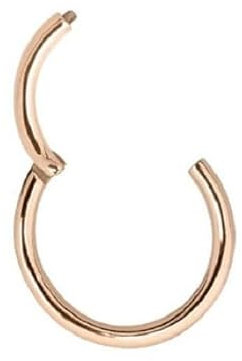 PIERCING CLICKER Echt 585 Rose Gold Rotgold Durchmesser 10 mm 41001-10 Intim Helix Septum Tragus modern extravagant