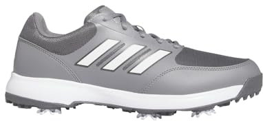 adidas Men's Tech Response 3.0 Golf Shoes, Grey Four/Footwear White/Grey Three, 9.5 Wide